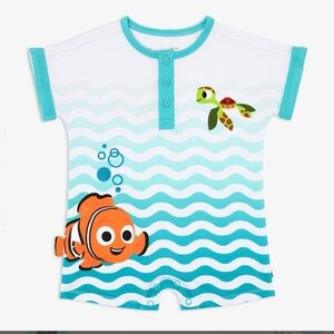 Little Sleepies Nemo Dolman Henley Romper 2T   24 months NWT